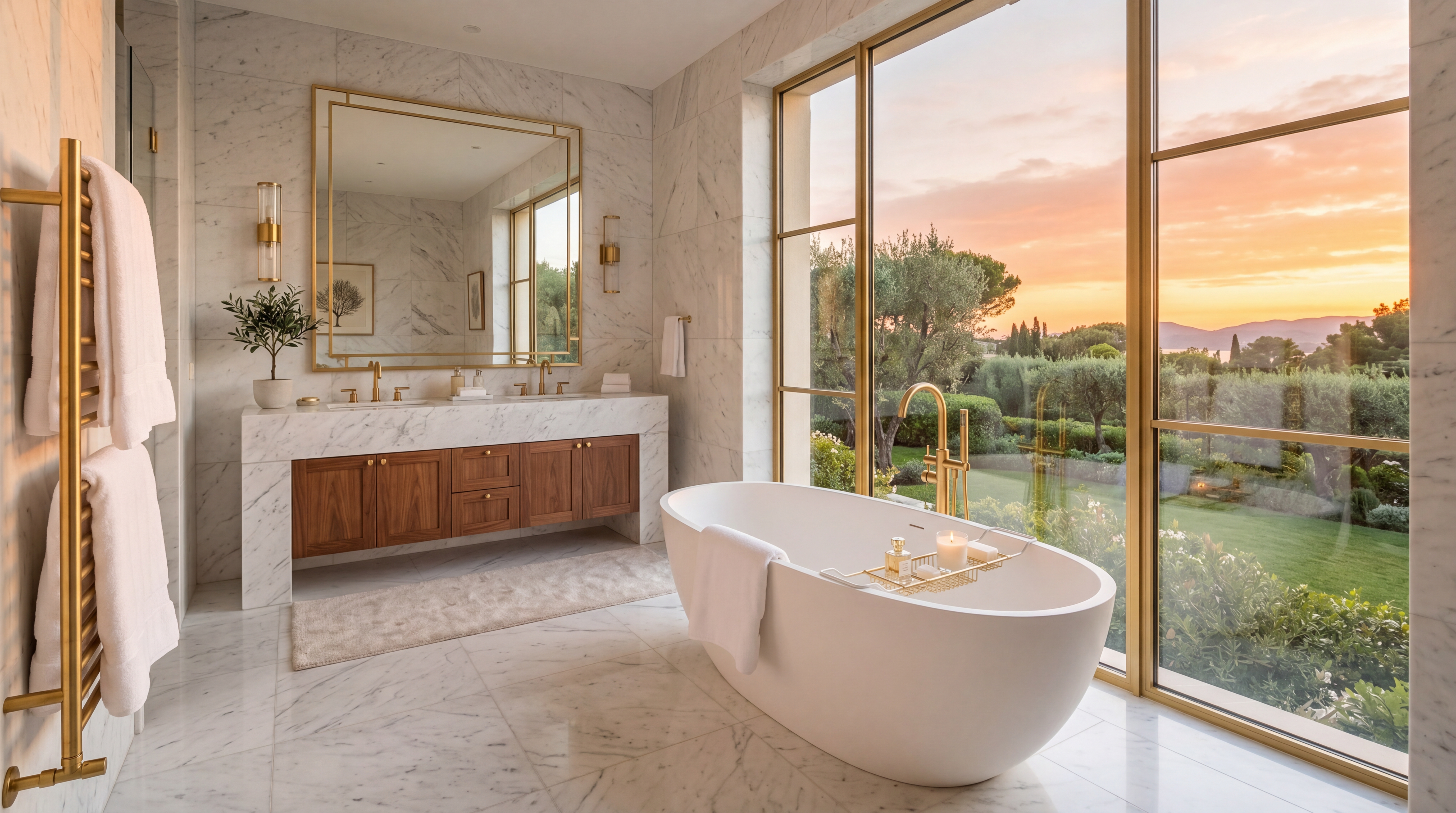 Bathroom grout + shower-door tracks are where Florida humidity hits first.